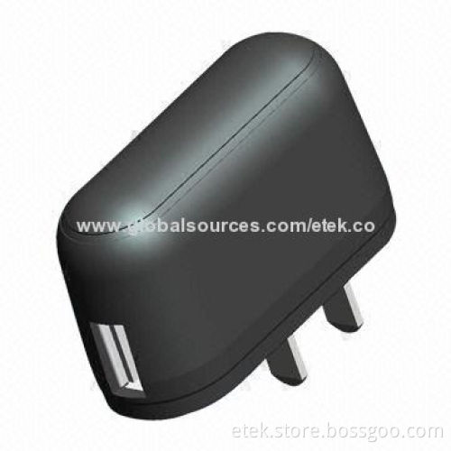 SPC, USB Charger with 5W Power Output/7.5V/1.0A Output, 90-264V Input, White and Black